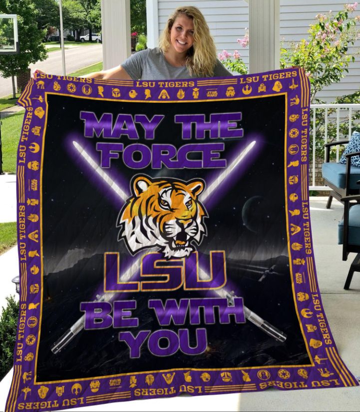 LSU Tigers Quilt Blanket With Vibrant Design