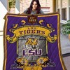 LSU Tigers Quilted Bedding Set For Complete Comfort