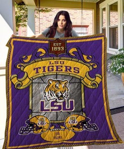 LSU Tigers Quilted Bedding Set For Complete Comfort