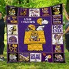 LSU Tigers SN-Lsut Quilt Blanket To Celebrate Favorite Team