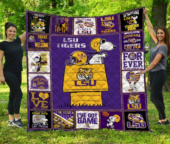 LSU Tigers SN-Lsut Quilt Blanket To Celebrate Favorite Team