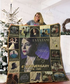 La La Land 4th Anniversary Quilt Blanket with Unique Design and Comfortable Material