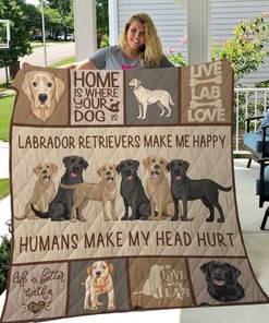 Labrador Retriever Quilt Blanket - Show Your Love for Your Loyal Companion