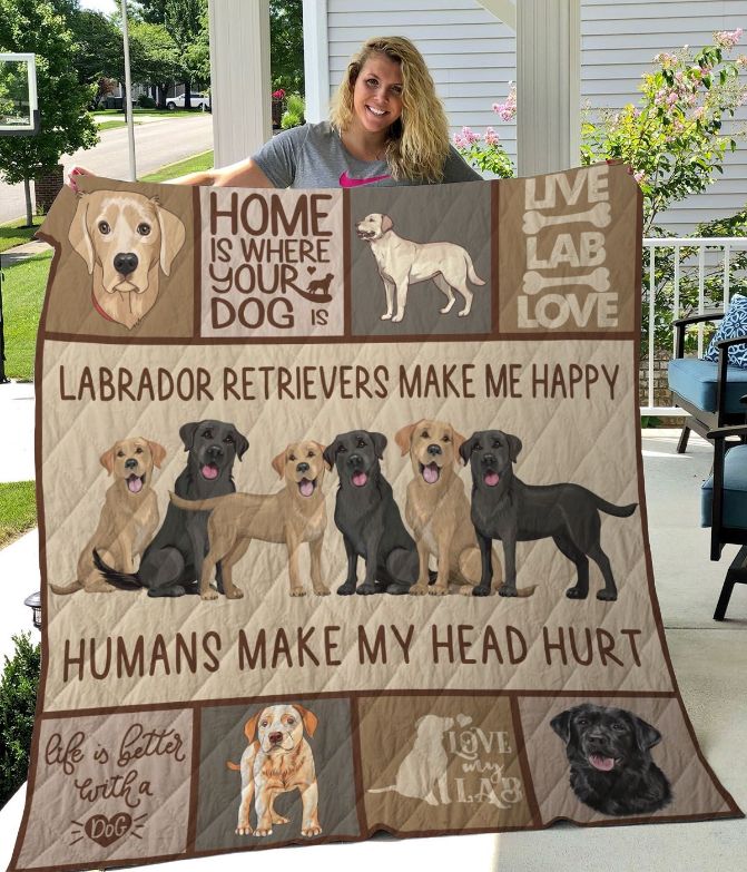 Labrador Retriever Quilt Blanket - Show Your Love for Your Loyal Companion
