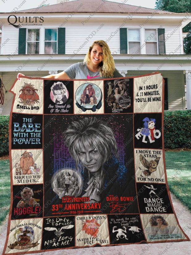 Labyrinth Love Collected Collection Quilt Blanket - A Magical Adventure for Fans