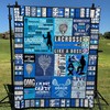 Lacrosse Goalie Pride Sports Ispired Quilt Bedding Set