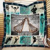 Lacrosse Repeat Collection Quilt Blanket, Perfect for Athletes