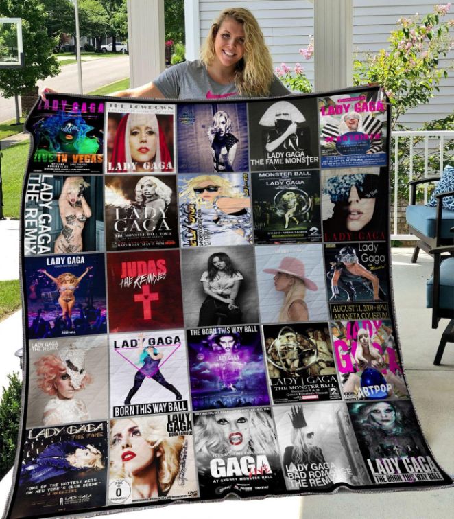 Lady Gaga Hvt070621 Quilt Blanket for Pop Music Fans