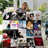 Lady Gaga Style Three Quilt Blanket for Pop Music Enthusiasts