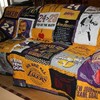 Lakers Basketball Quotes Quilt Blanket - Lakers Basketball Quotes Sports Quilt Bedding Set