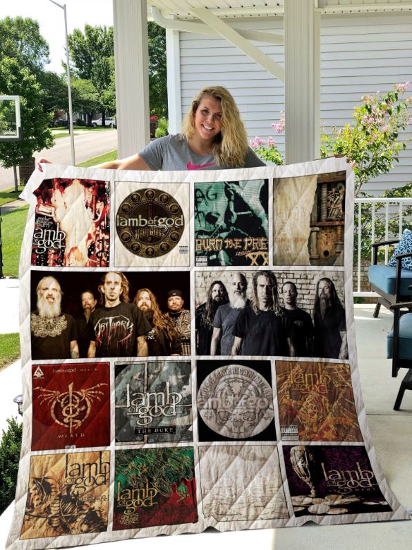 Lamb Of God Collected Bed Set Queen with Quilt Blanket