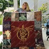 Lamb of God Albums For Teens Ver Collection Quilt Blanket, Celebrating the Metal Band