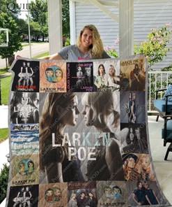 Larkin Poe Albums Ver Collection Quilt Bedding Set - The Perfect Gift for Blues Rock Fans