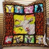 Laughing Goat Collection Quilt Bedding Set with Keywords