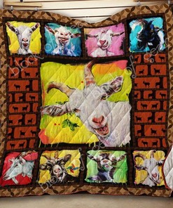 Laughing Goat Collection Quilt Bedding Set with Keywords