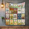 Laura Ingalls Wilder Books Quilt Blanket - Perfect for Fans of Little House on the Prairie