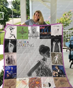 Laura Marling Ver Collection Quilt Blanket - Perfect for Fans