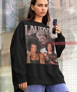 Lauryn Hill Rapp Hoodie | Vintage Lauryn Noelle Hill Sweatshirt for Women | Retro 90s Shirt