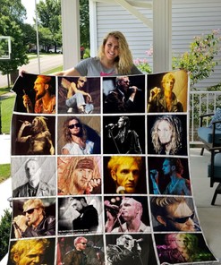 Layne Staley For Fans Quilt Blanket for Rock Music Lovers
