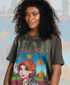 Leah Stardew Valley Unisex Tee - Food Spirit Character T-Shirt