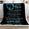 Learn the Best from Mom â€“ Personalized Fleece Blanket Gift for Mother