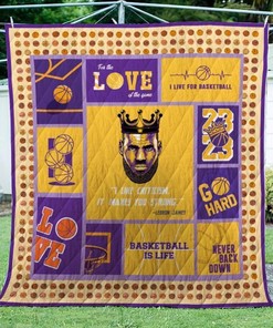 Lebron James Basketball Stars Quilt Blanket