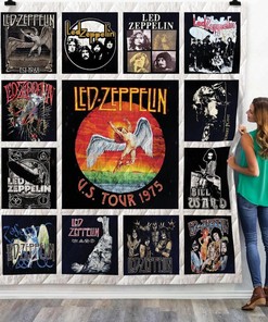 Led Zeppelin Quilt Bedding Set 02 DUP