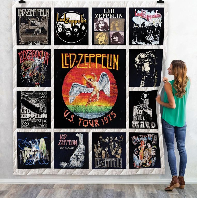 Led Zeppelin Quilt Bedding Set 02 DUP