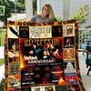 Led Zepplin Anniversary Quilt Blanket with Quilt Bedding Set Vintage