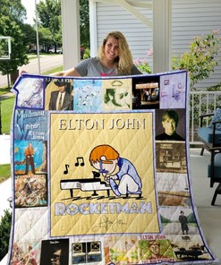 Legend Elton John Collage Quilt Bedding Set