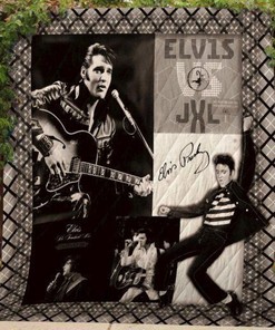 Legend King Elvis Presley Quilt Bedding Set with a Tribute