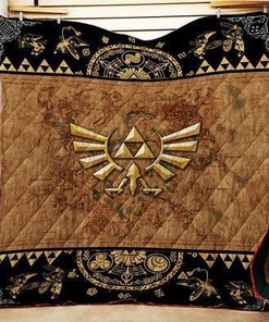Legend of Zelda fans, add this quilt to your video game collection