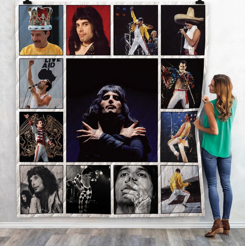 Legends Never Die Freddie Mercury Collection Quilt Set