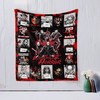 Legends Of Horror Movie Characters: Quilt Bedding Set with Fleece Blanket for Horror Movie Lovers