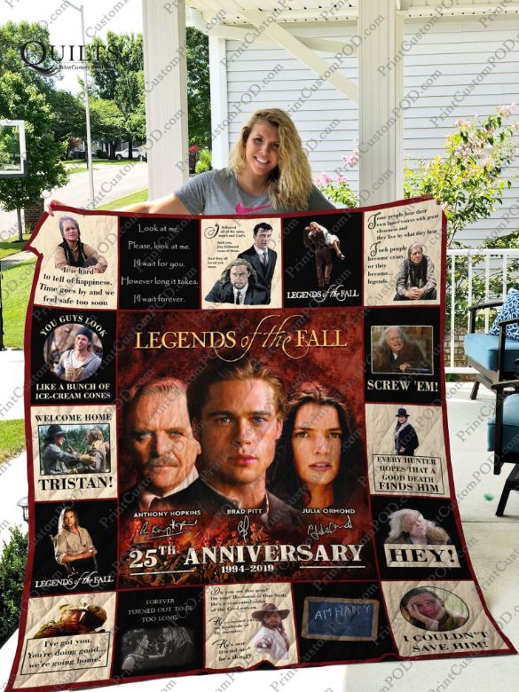 Legends of the Fall Collected 25th Anniversary Collection Quilt Bedding Set with Quilt Blanket, Perfect Gifts for Fans