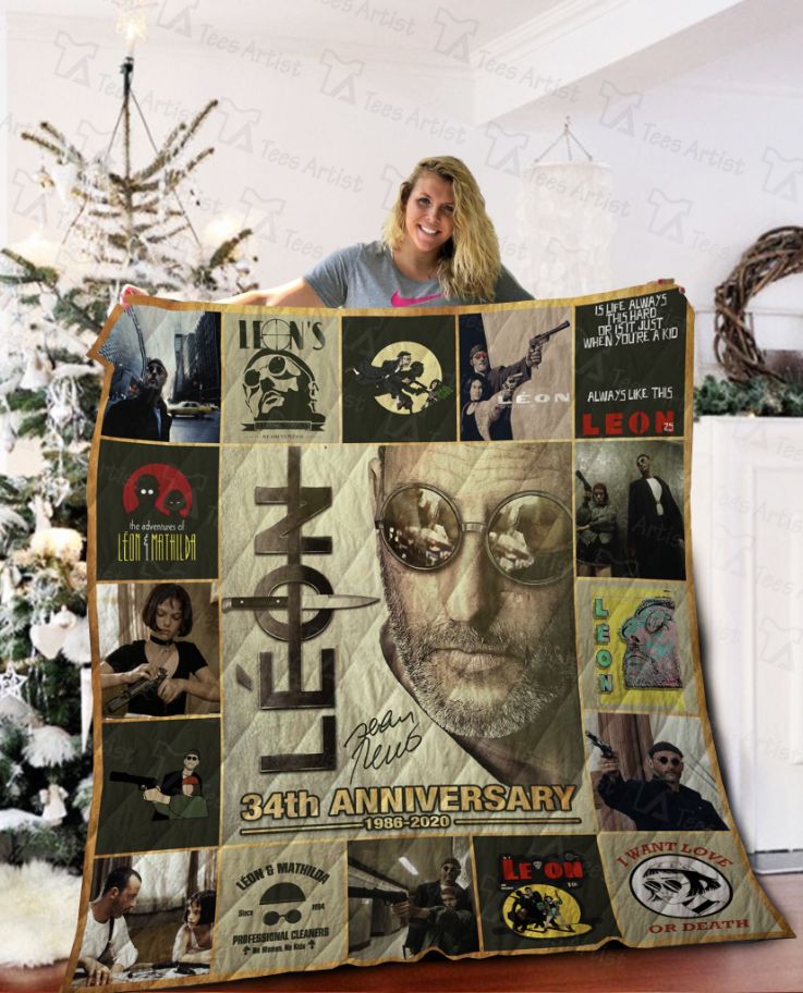 Leon The Professional 34th Anniversary Quilt Bedding Set with Important Information