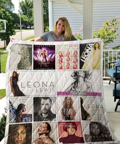 Leona Lewis Albums Collection Quilt Bedding Set for Fans