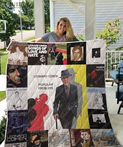 Leonard Cohen Albums For Fans Ver Collection Quilt Bedding Set For Fans