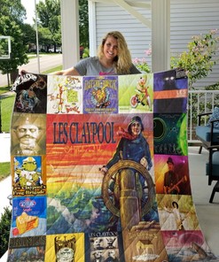Les Claypool Albums For Fans Ver Collection Quilt Blanket - Rock Out With Les Claypool's Best Albums Quilt Blanket