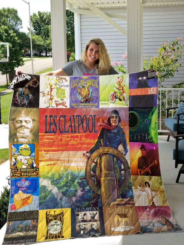 Les Claypool Albums For Fans Ver Collection Quilt Blanket - Rock Out With Les Claypool's Best Albums Quilt Blanket