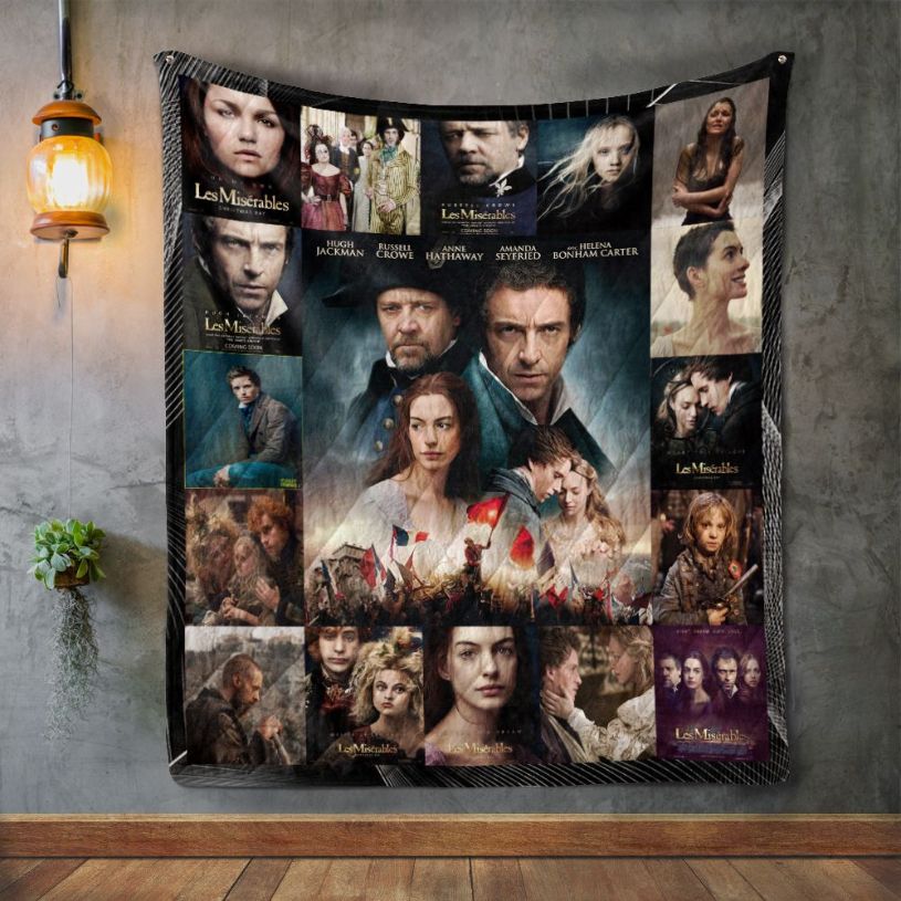 Les Misrables Anne Hathaway Collected Quilt Bedding Set with Bed Set Queen