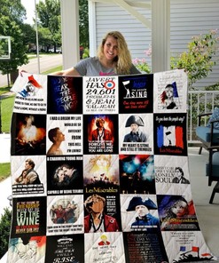 Les Misrables Combined Quilt Blanket - Celebrate the Iconic Musical