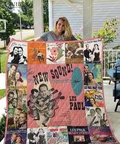 Les Paul Albums Ver Collection Quilt Blanket - For Guitar Enthusiasts
