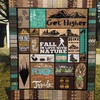 Let Go Hiking Quilt Blanket Aa22 for Nature Lovers