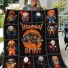 Let The Halloween Spirit Take Over With This Great Customized Gift Perfect For Halloween Quilt Blanket