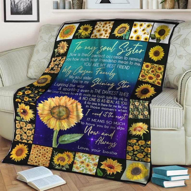 Let Your Sister Sparkle and Shine with a Fleece Blanket Gift