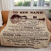 Let Your Wife Know How You Feel With This Personalized Guitar Blanket For Her Birthday