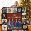 Letterkenny 4th Anniversary Quotes Quilt Blanket - Cool and Trendy Sofa Throw Blanket