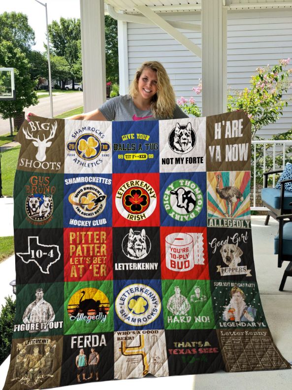 Letterkenny Figure It Out For Fans Quilt Bedding Set for Comedy Fans