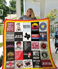 Letterkenny Pitter Patter Quilt Blanket Fans Bedding Set